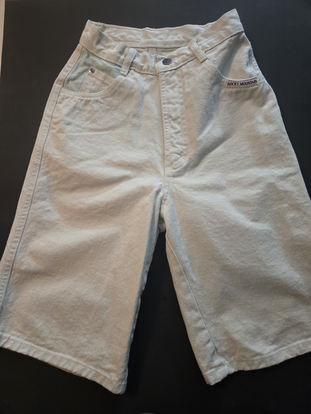 Vtg 80s 90s Rockies Rocky Mountain Western Jeans Pleated Bareback Sz 1